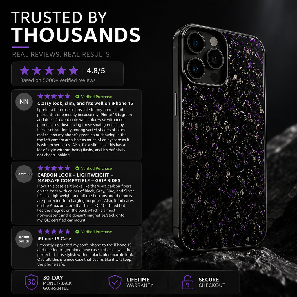 Real Forged Carbon Case - iPhone